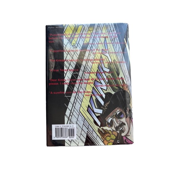 Signed First Edition Curse Of The Missing Puppet Head By Kinky Friedman - Picture 4 of 6